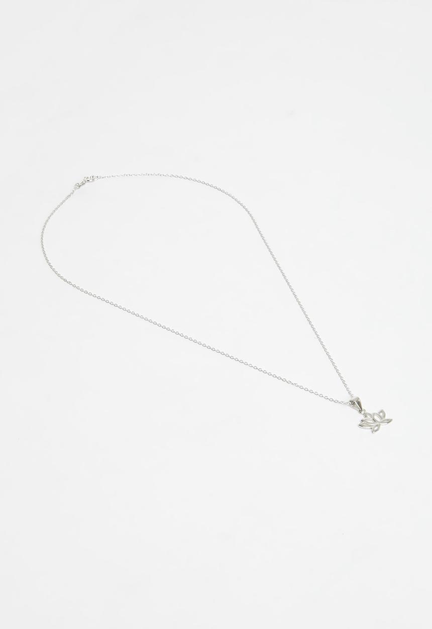 Superbalist - Lotus flower sterling silver necklace