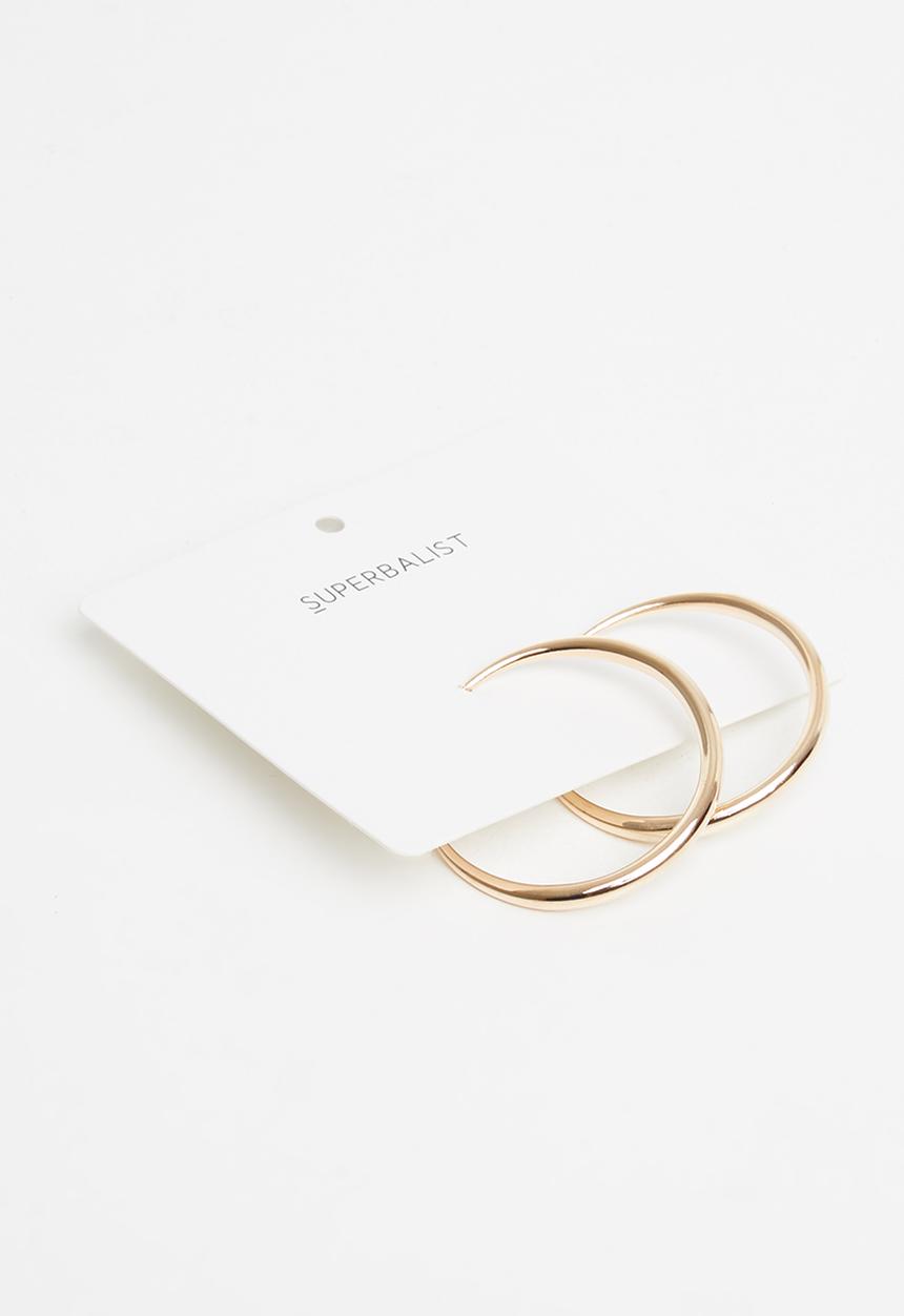 Superbalist - Connie hoop earrings-gold
