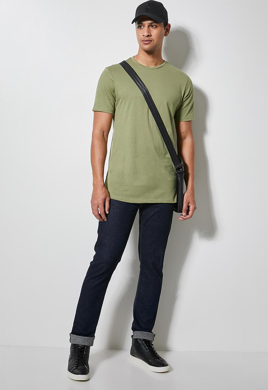 Superbalist - 5-Pack barney longline curved hem tee - multi
