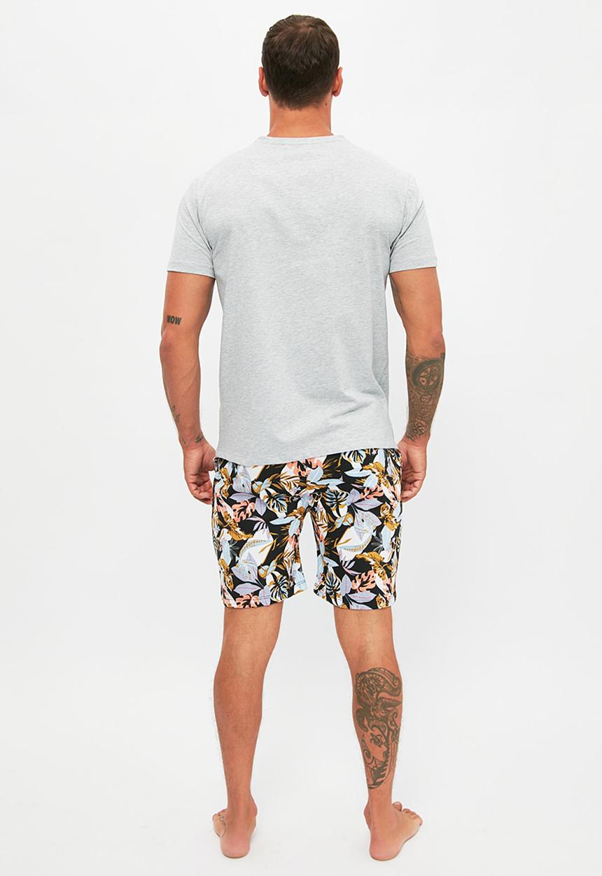 Trendyol - Short sleeve tee & shorts sleep set - multi