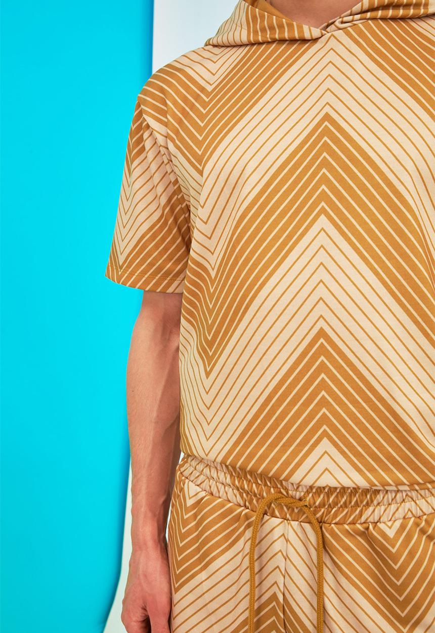 Trendyol - Printed sweatsuit - camel