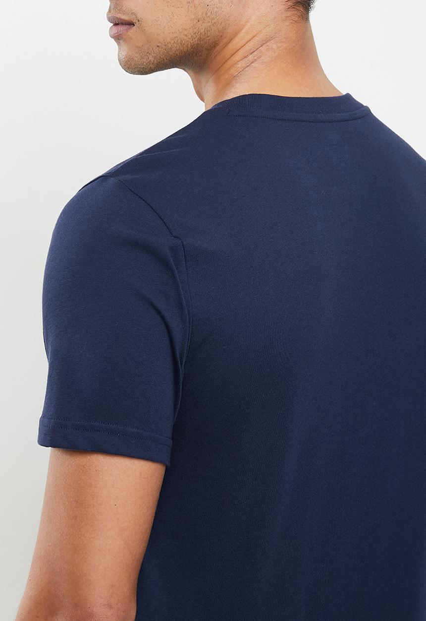 New Balance  - New Balance classics core logo tee - navy