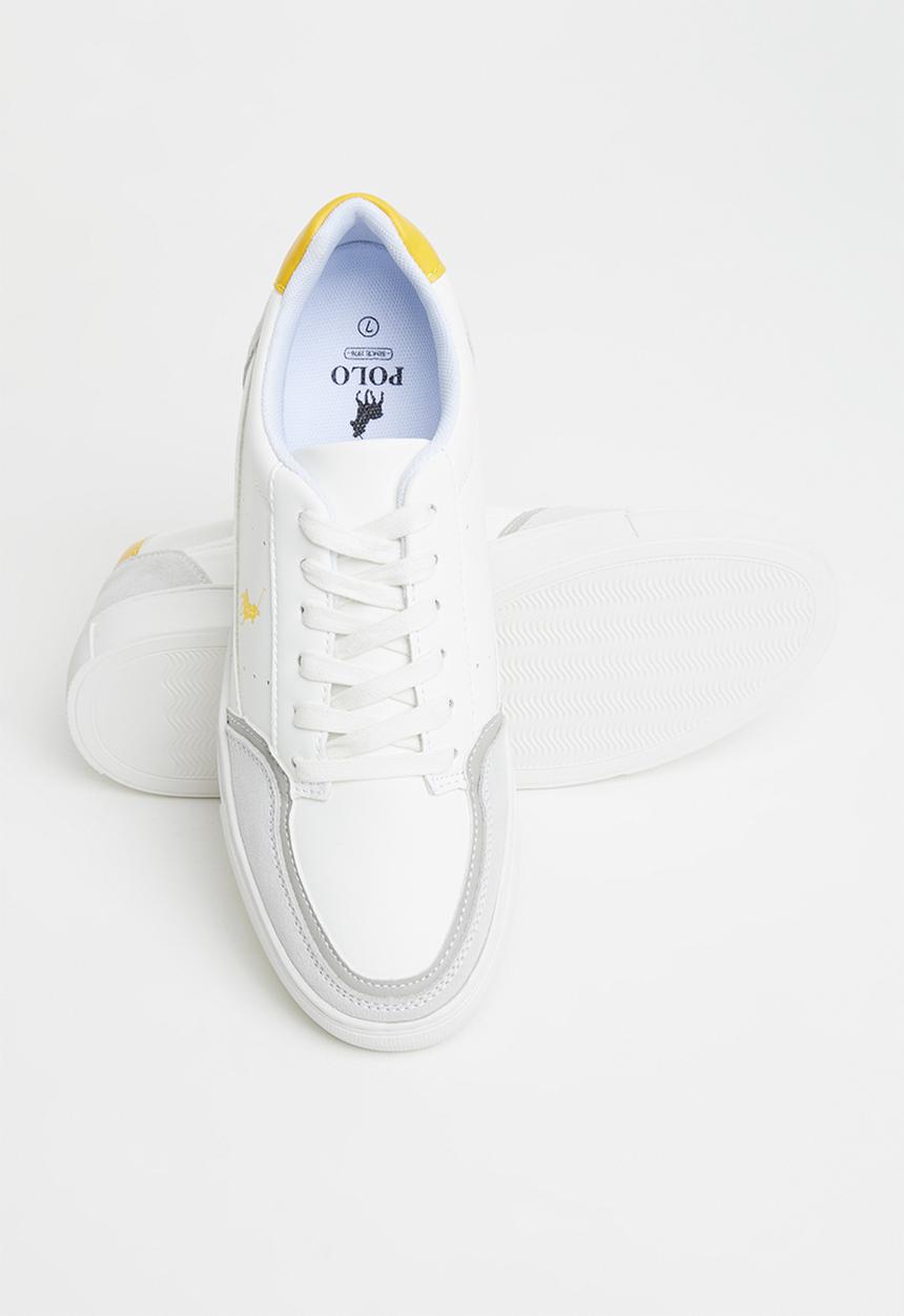 POLO - Gloria court sneaker - beige & mustard 