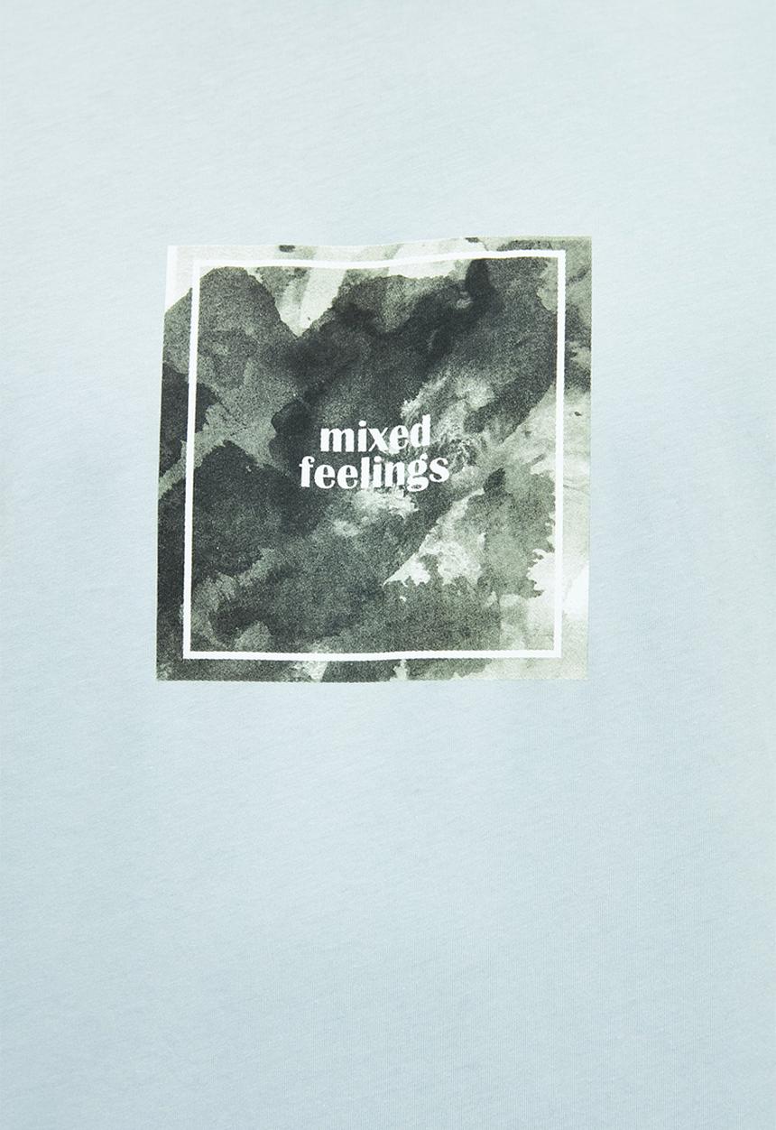 Trendyol - Graphic short sleeve tee - blue