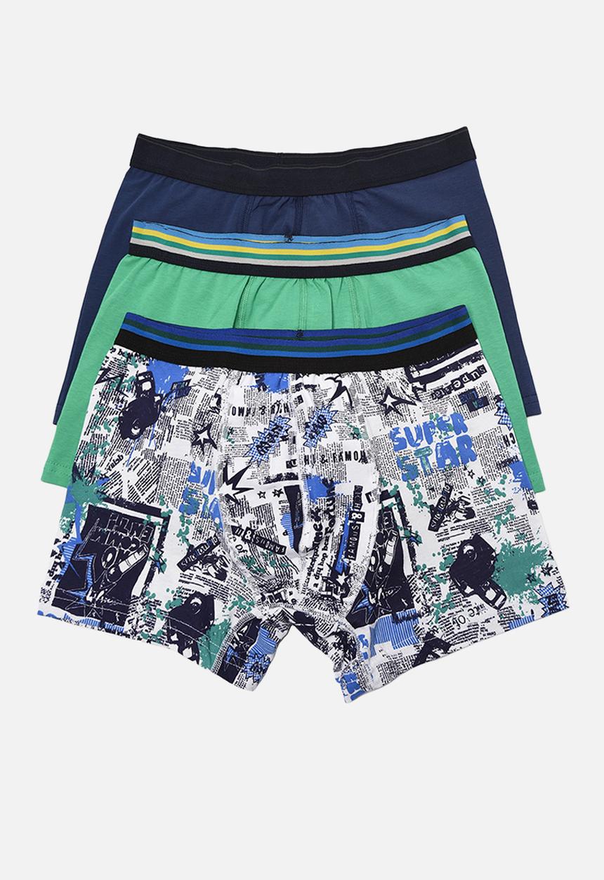 Trendyol - Printed 3 pack boxer shorts - multi