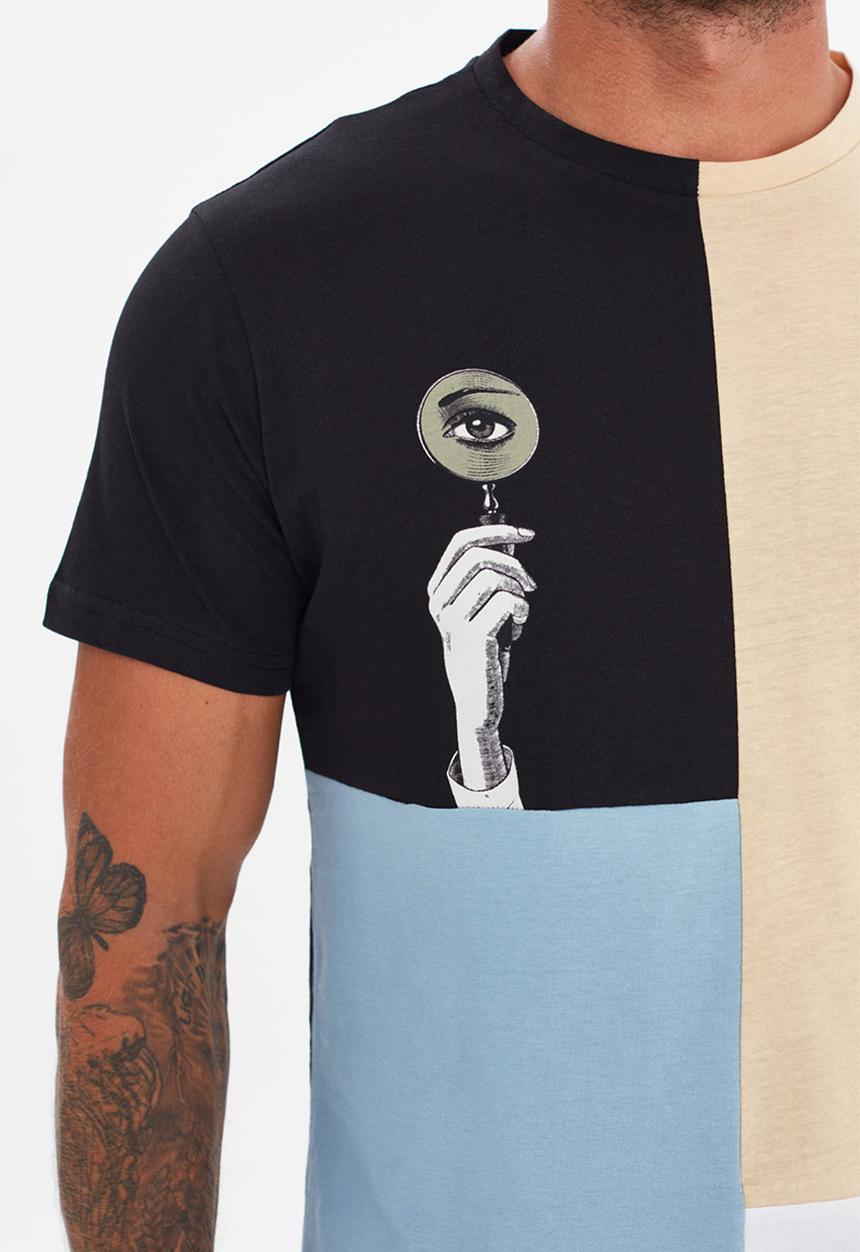 Trendyol - Colour block short sleeve tee - multi