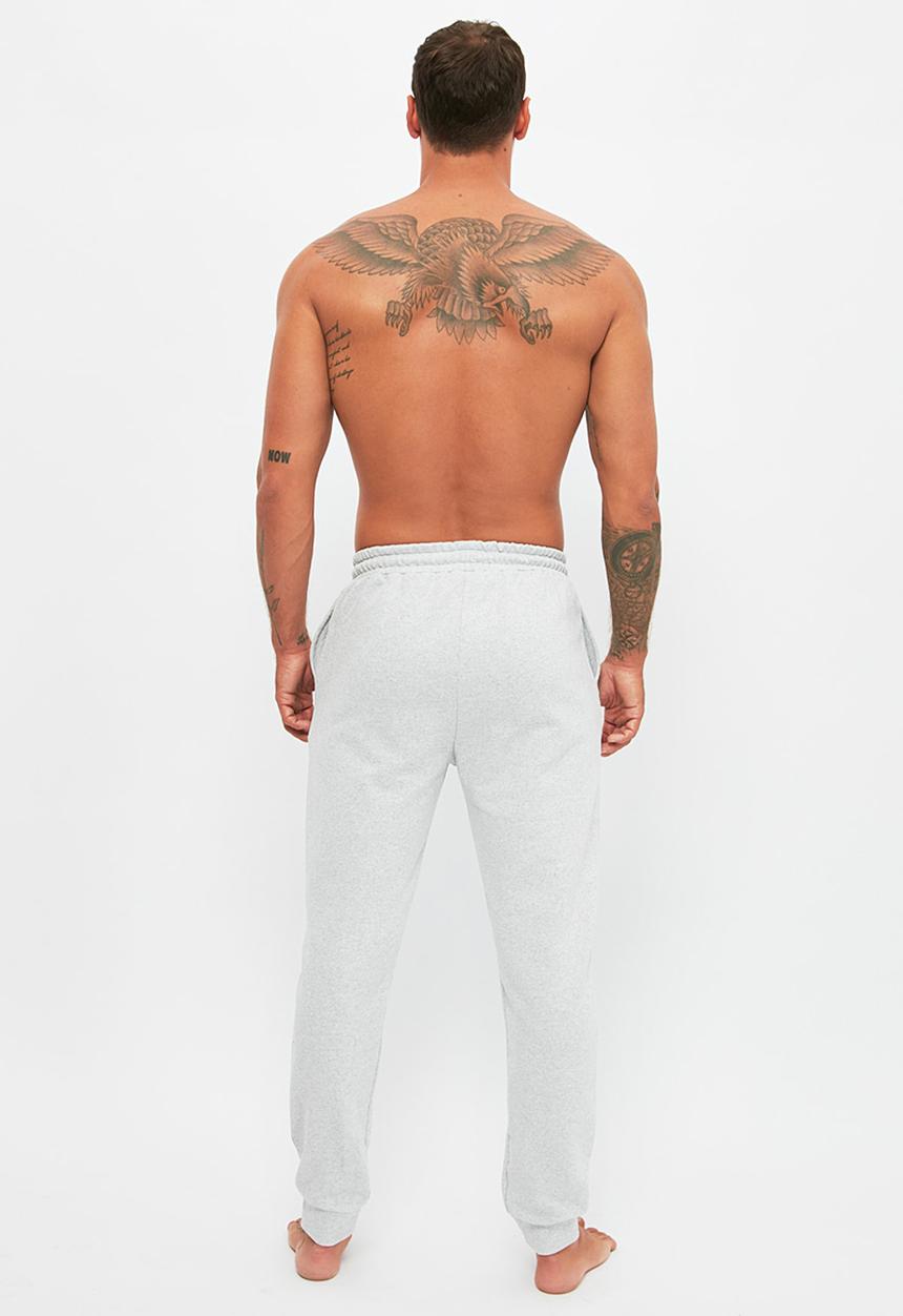 Trendyol - Basic fleece sleep pants - grey