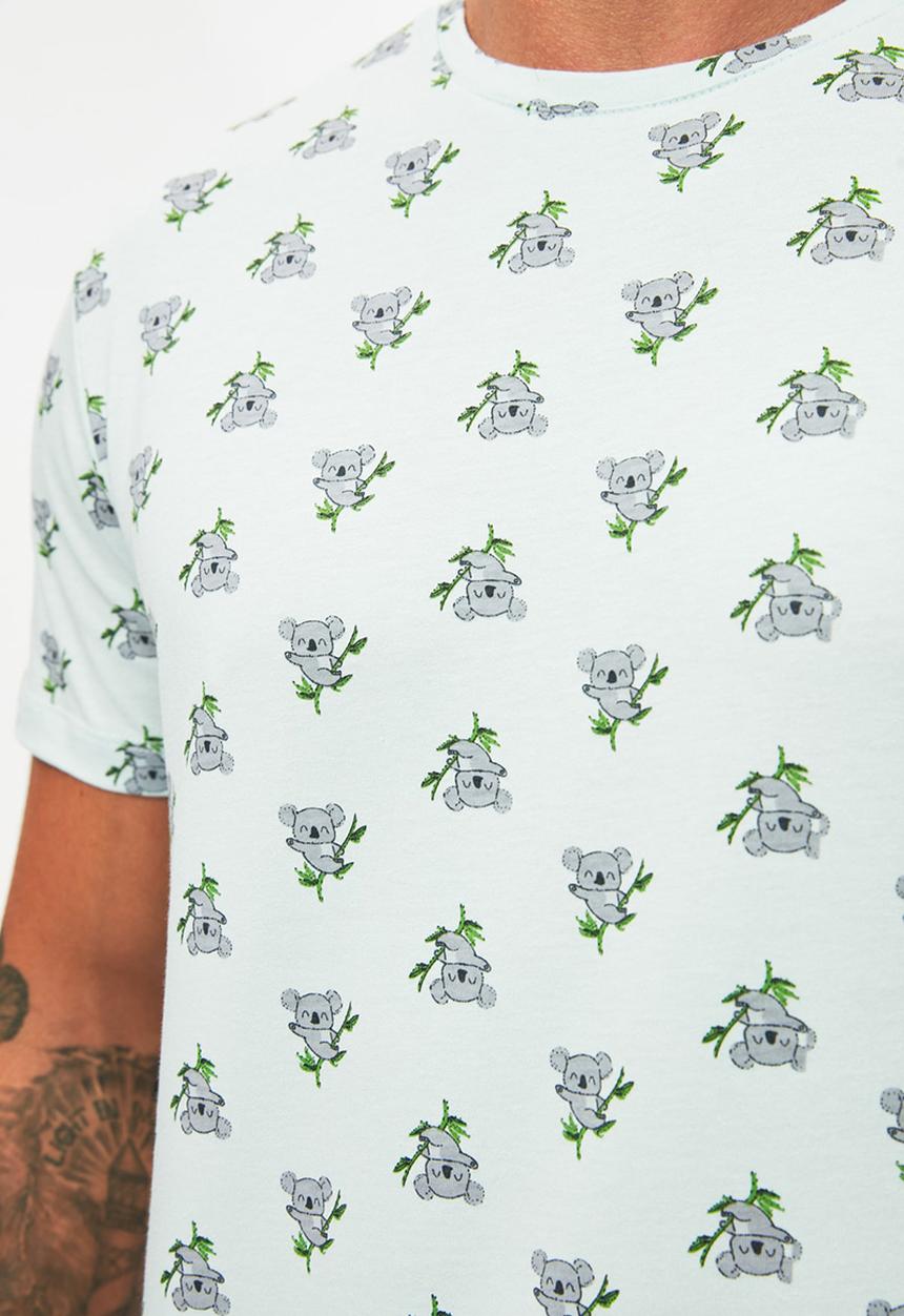 Trendyol - Short sleeve tee & shorts sleep set - mint