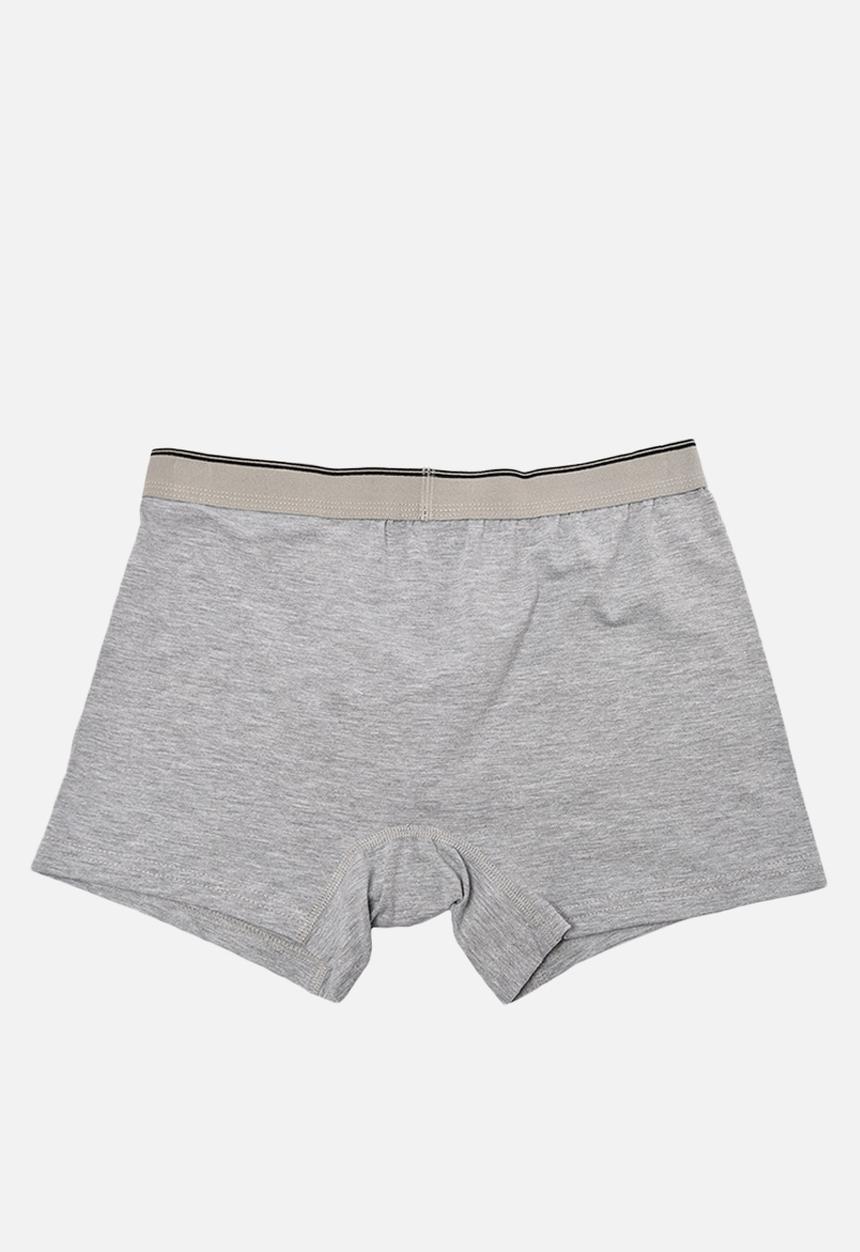 Trendyol - Printed 3 pack boxer shorts - black/grey/white