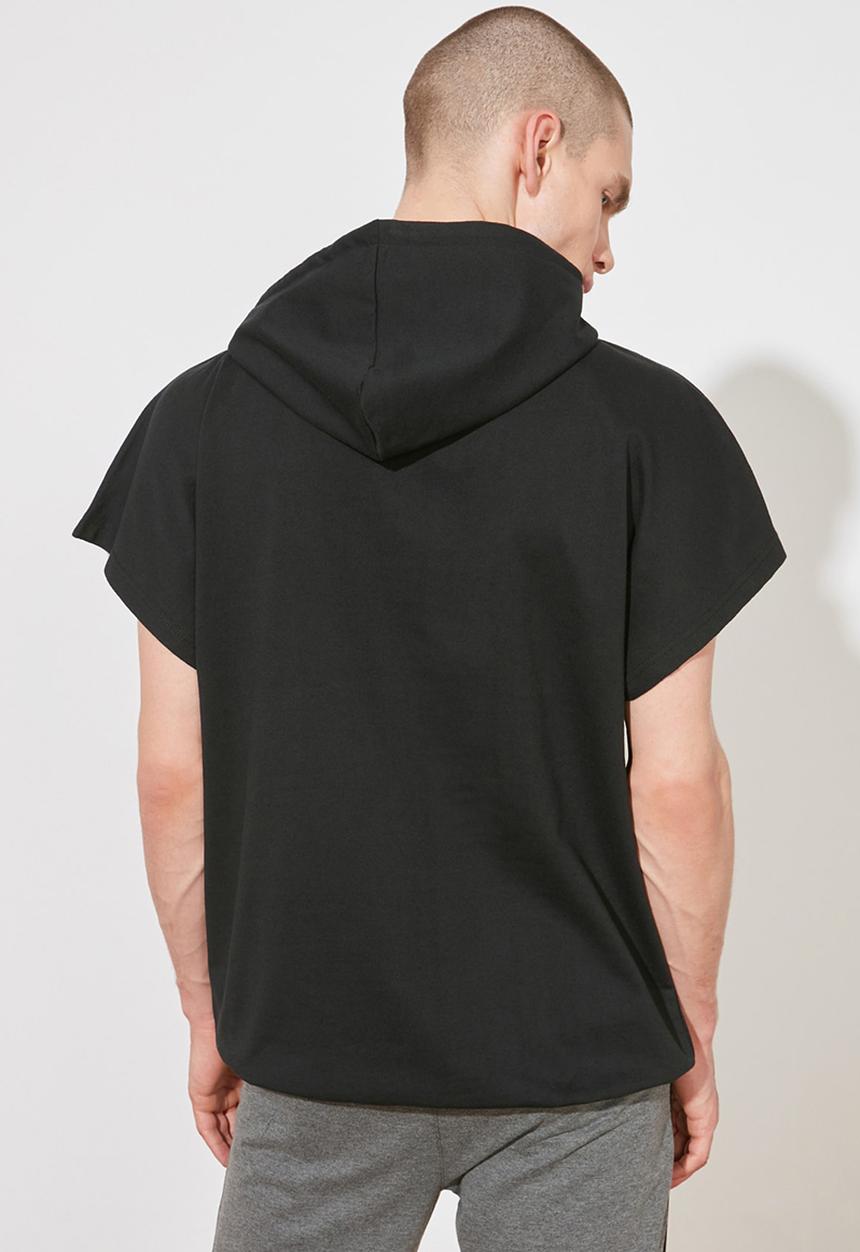 Trendyol - Zip detail sweater - black