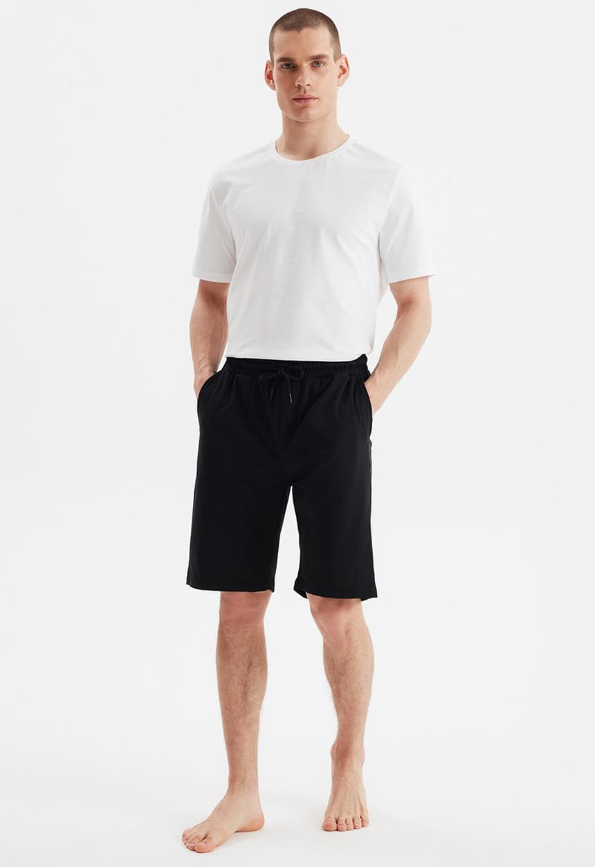 Trendyol - 2 pack plain shorts - black & grey