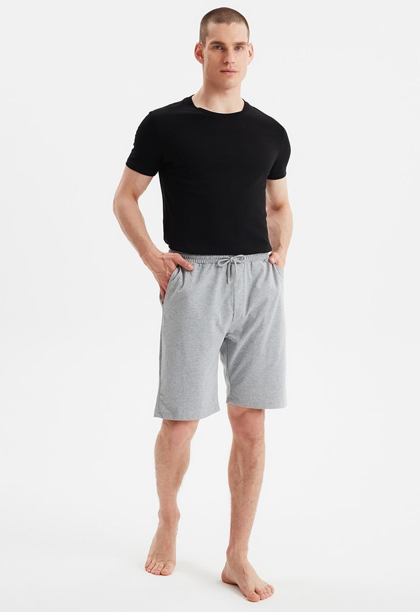 Trendyol - 2 pack plain shorts - black & grey