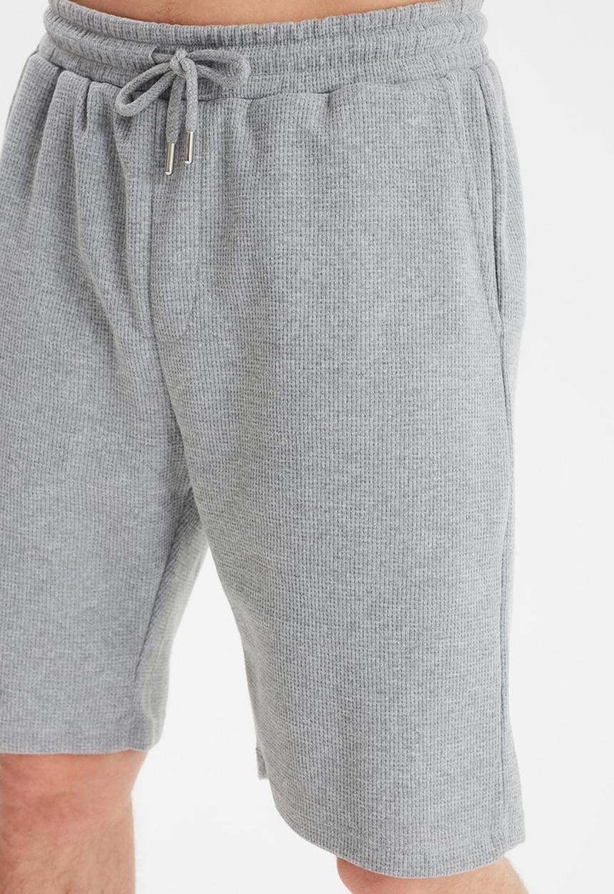 Trendyol - Plain top & shorts pj set - grey