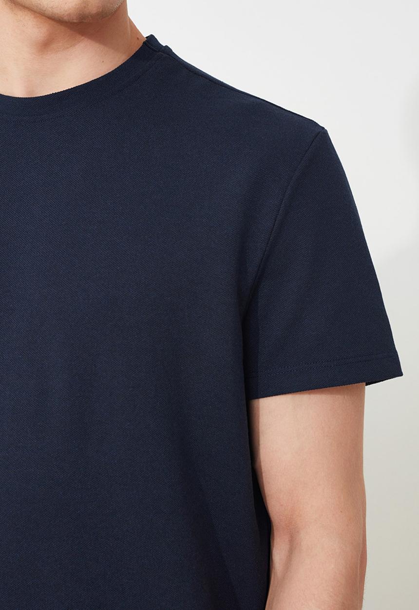 Trendyol - Basic top & shorts pj set - navy