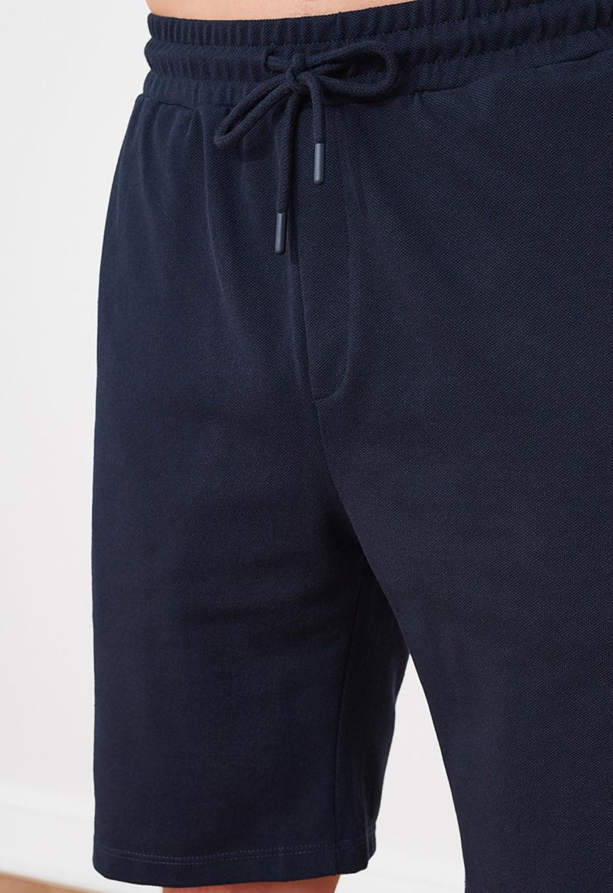 Trendyol - Basic top & shorts pj set - navy