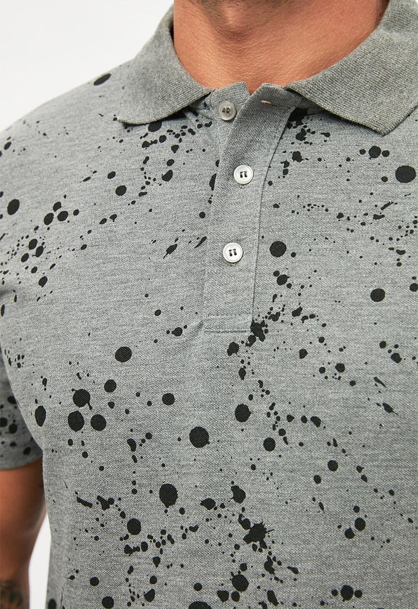 Trendyol - Paint splatter golfer - grey