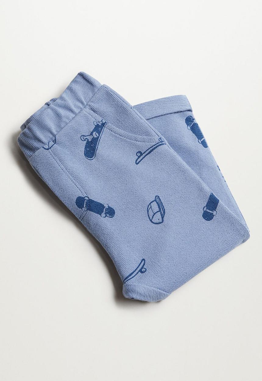 MANGO - Trousers helmut - blue