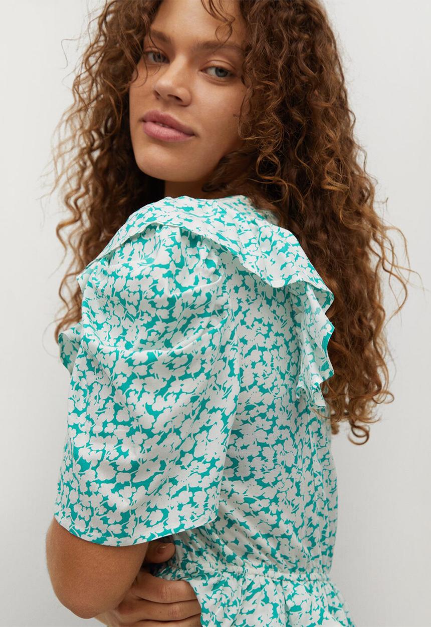 Violeta by Mango - Plus dress beauty - green