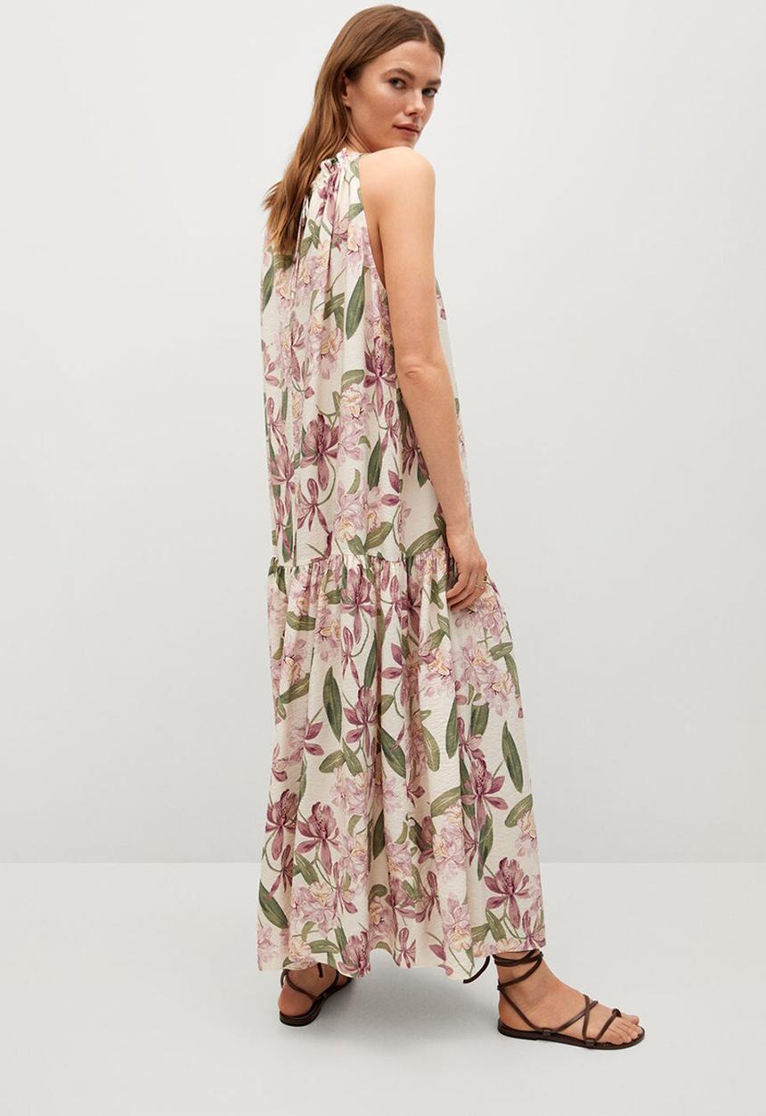 MANGO - Dress lula - light beige
