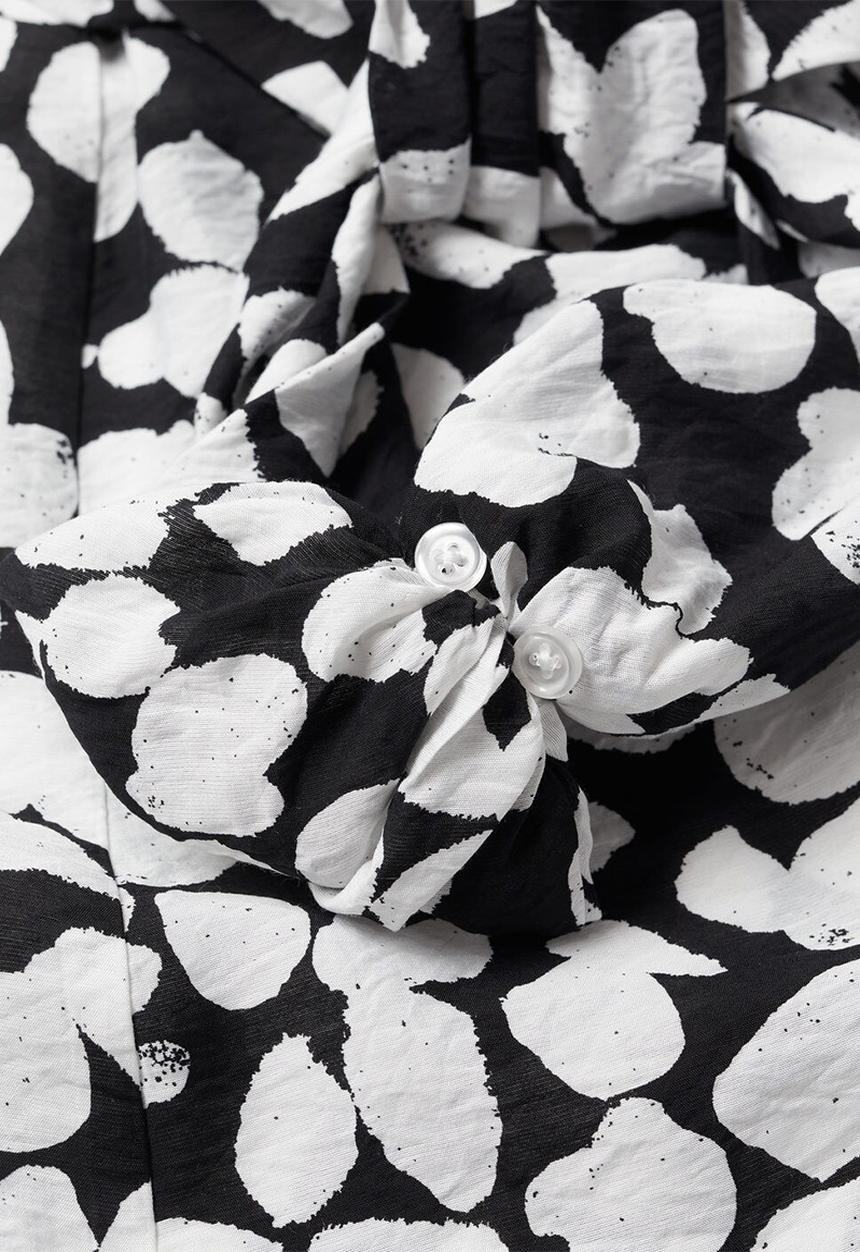 MANGO - Dress milan - white & black
