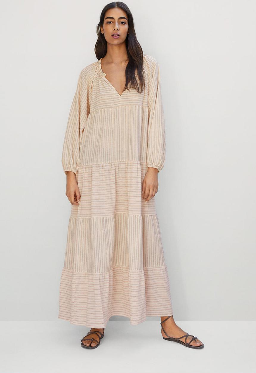 MANGO - Dress renee - light beige
