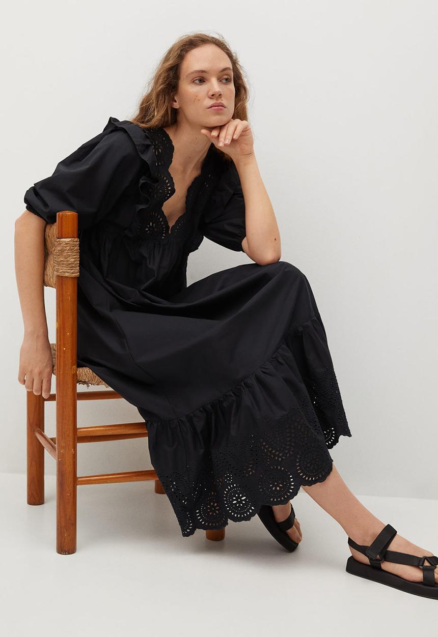 MANGO - Dress agata - black
