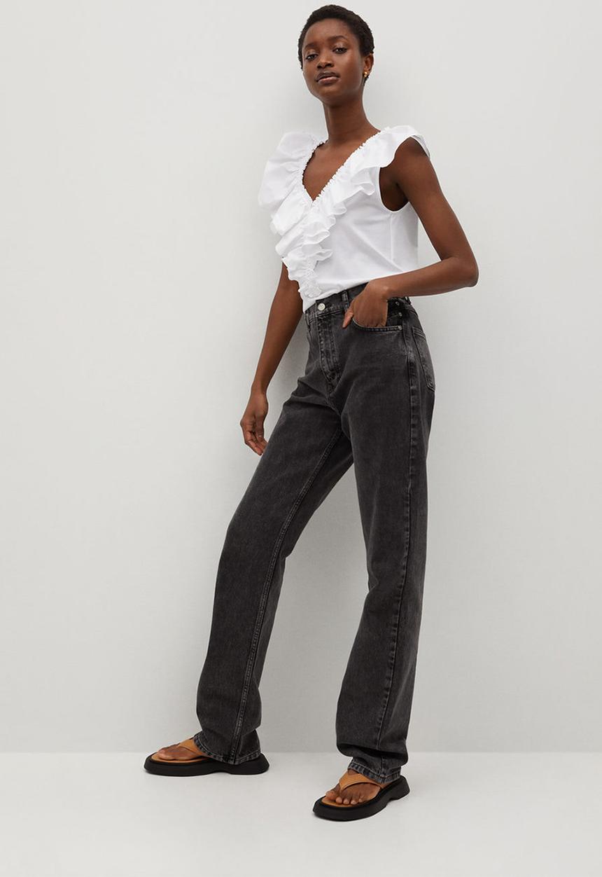 MANGO - T-shirt jimena - white