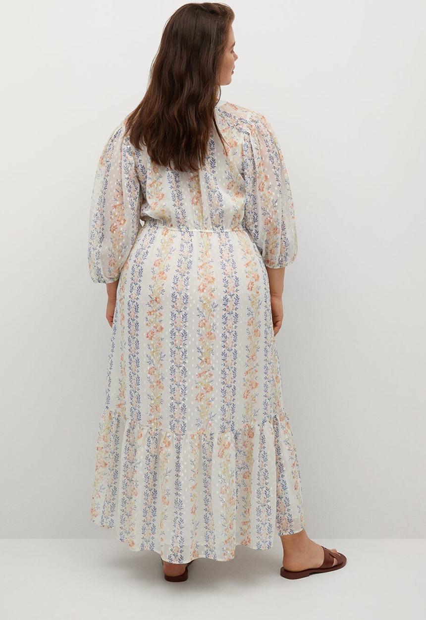 Violeta by Mango - Plus dress bonita - white
