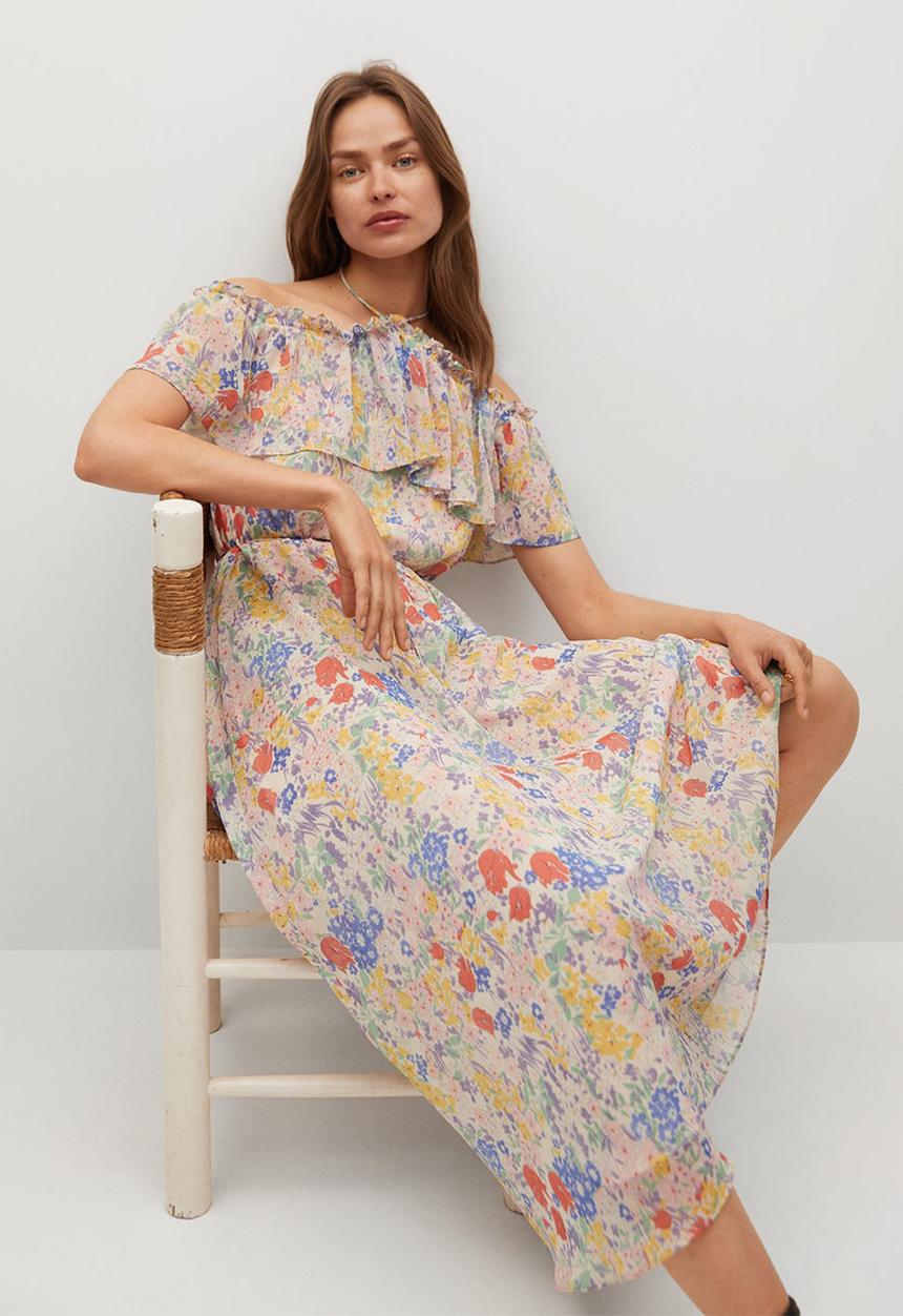 MANGO - Dress loto - multi 