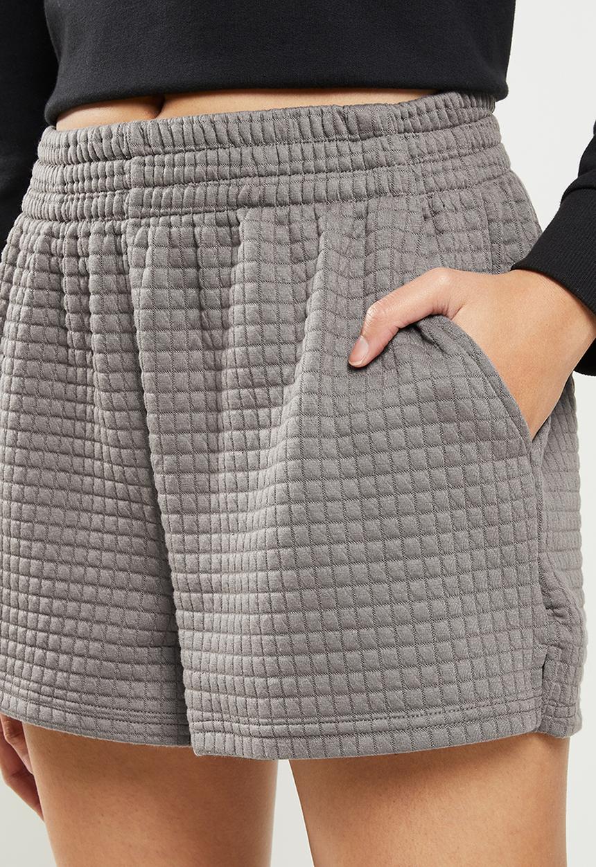 Factorie - Waffle fleece short - grey
