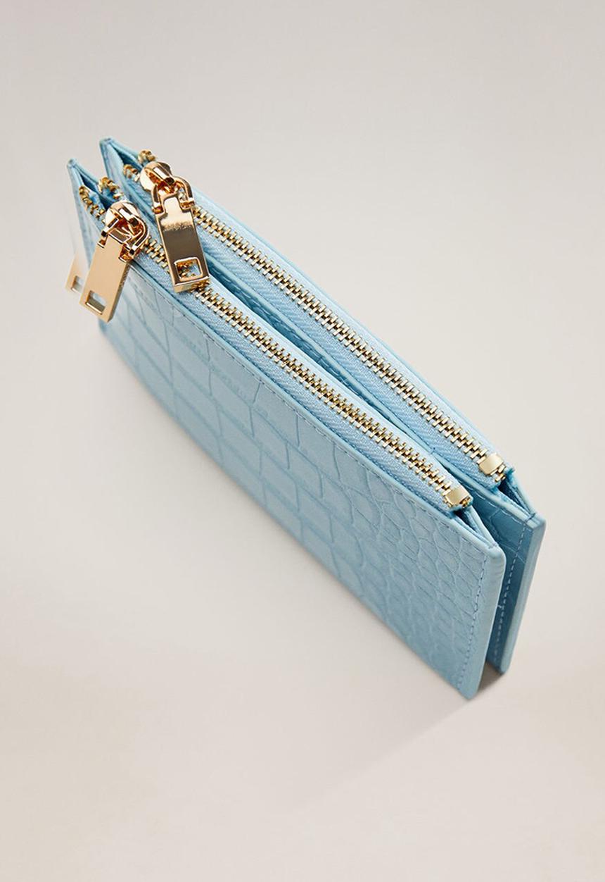 MANGO - Malaga purse - lighte pastel blue