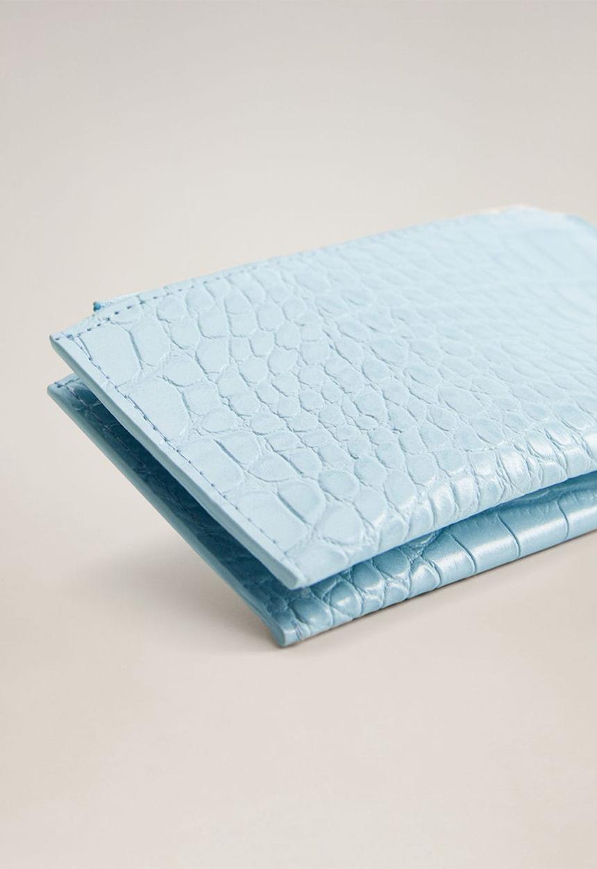 MANGO - Malaga purse - lighte pastel blue