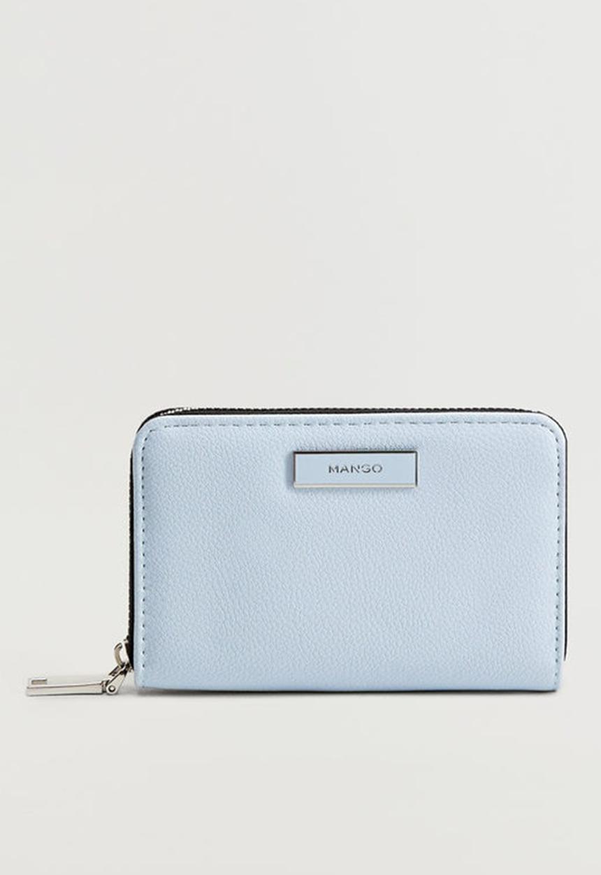 MANGO - Badu wallet - light pastel blue