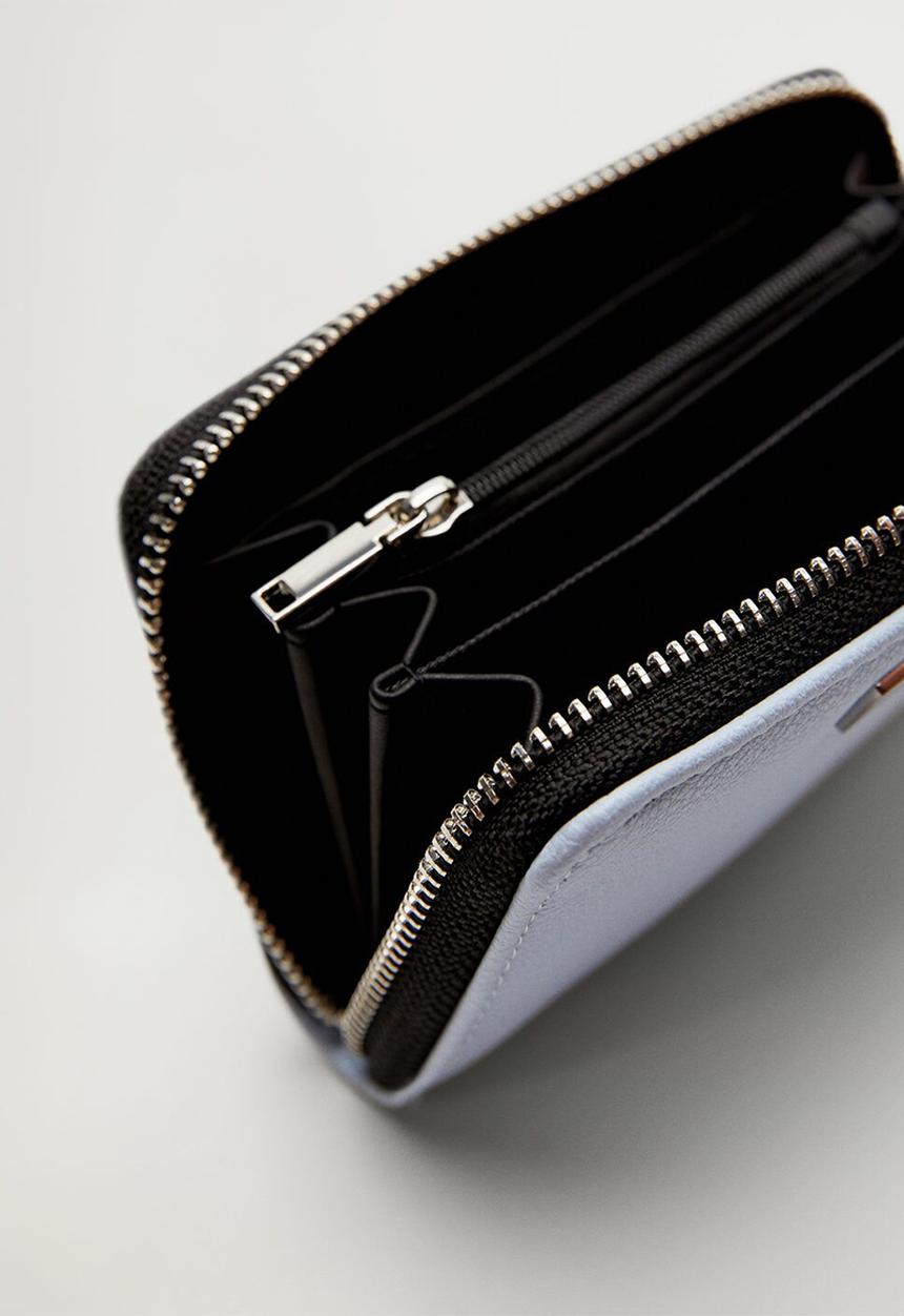 MANGO - Badu wallet - light pastel blue