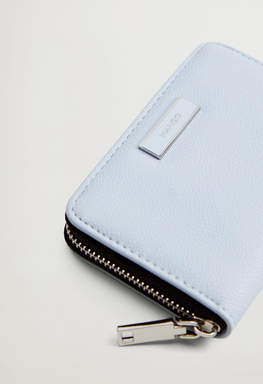 MANGO - Badu wallet - light pastel blue