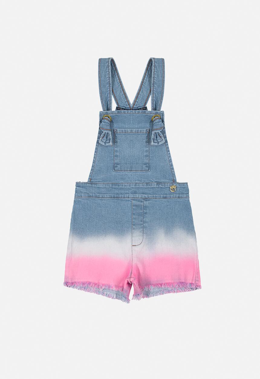 Quimby - Girls shorts dungaree - blue