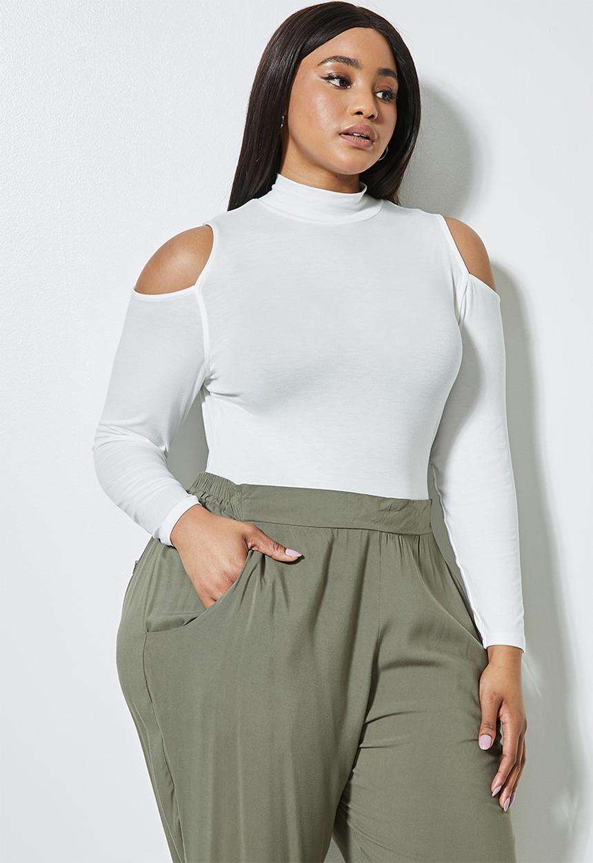 Superbalist - Cut out detail bodysuit - milk