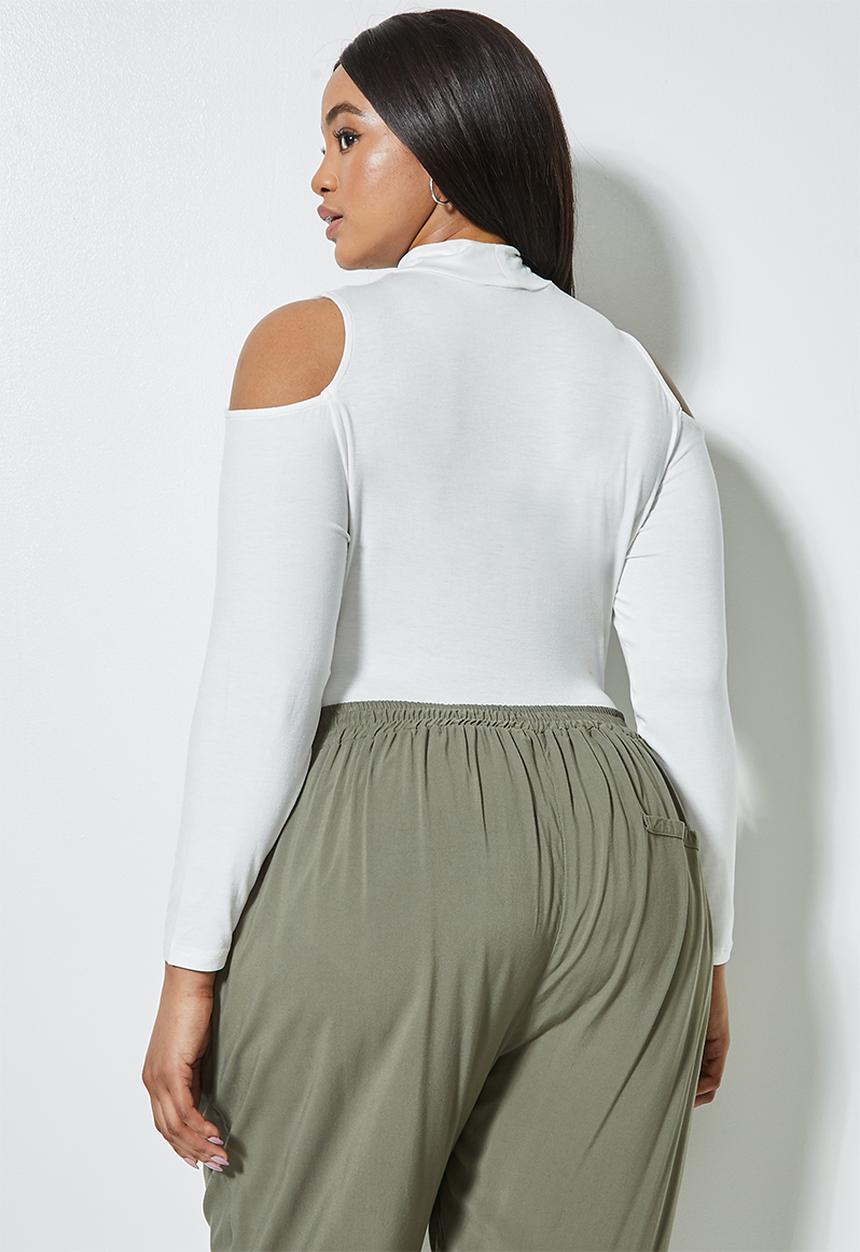 Superbalist - Cut out detail bodysuit - milk