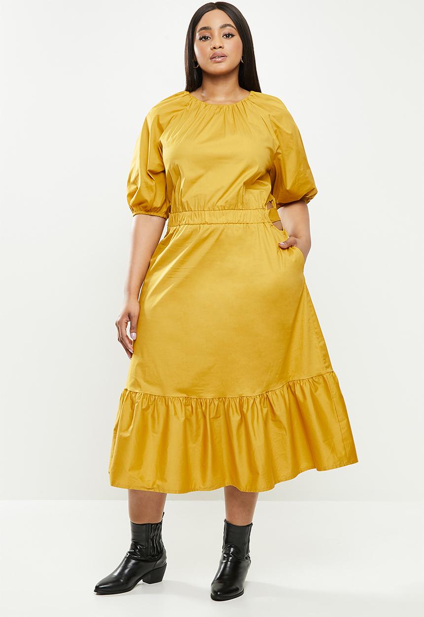 Me&B - Plus the tori dress - yellow