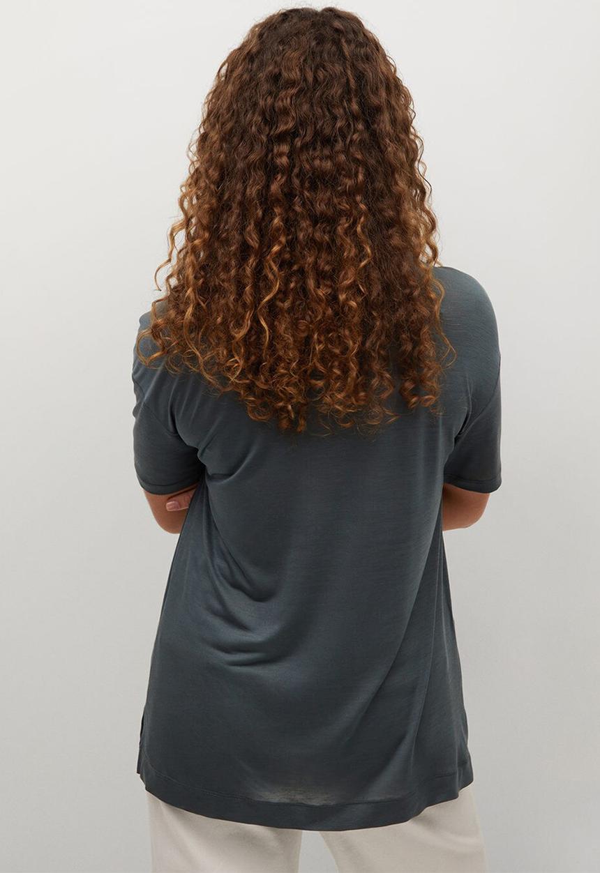 Violeta by Mango - Plus T-shirt lionel - charcoal