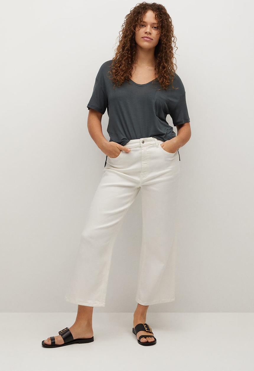 Violeta by Mango - Plus T-shirt lionel - charcoal