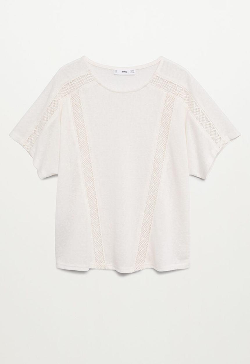 MANGO - T-shirt furni - neutral