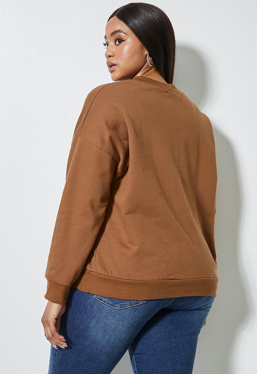 Superbalist - Crew neck sweat - chocolate