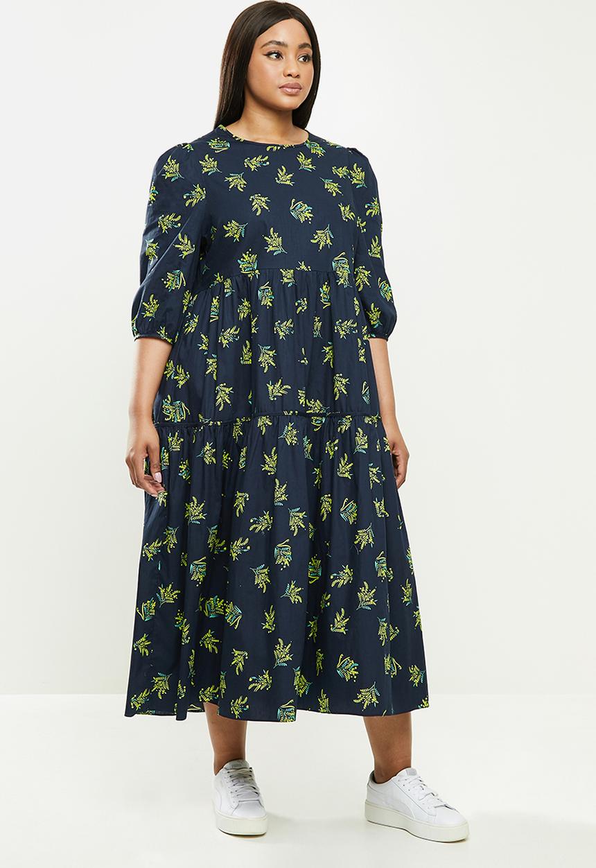 Glamorous - Plus woven dress - navy 