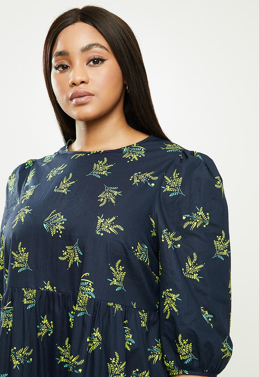 Glamorous - Plus woven dress - navy 