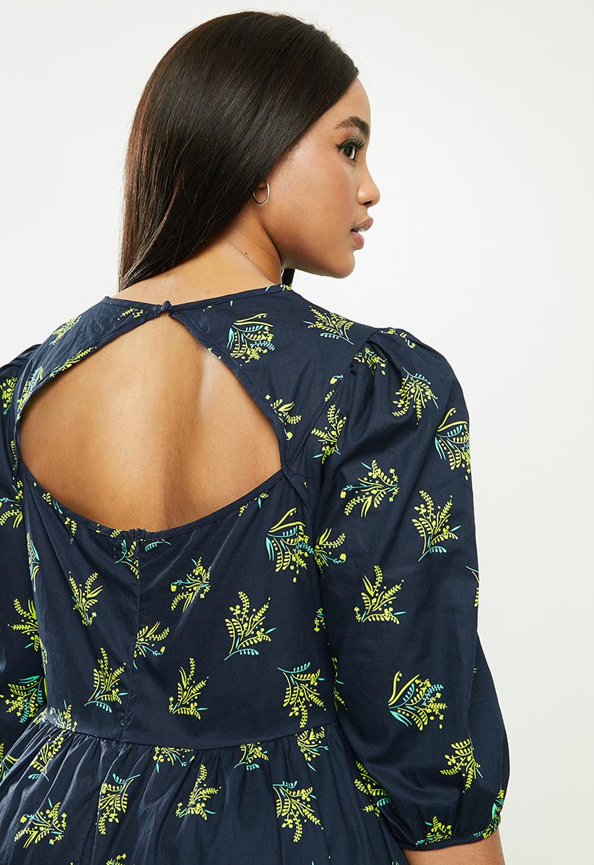 Glamorous - Plus woven dress - navy 