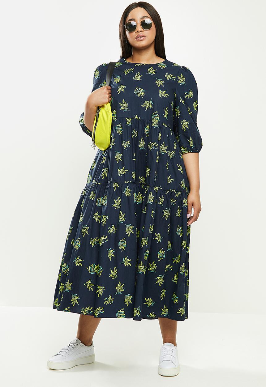 Glamorous - Plus woven dress - navy 