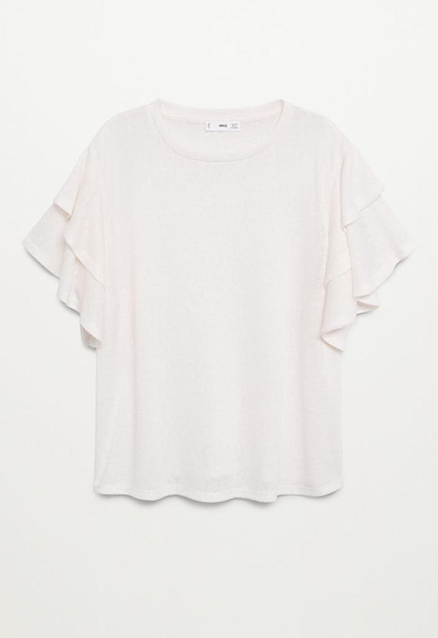 MANGO - Tshirt  liba - off white 