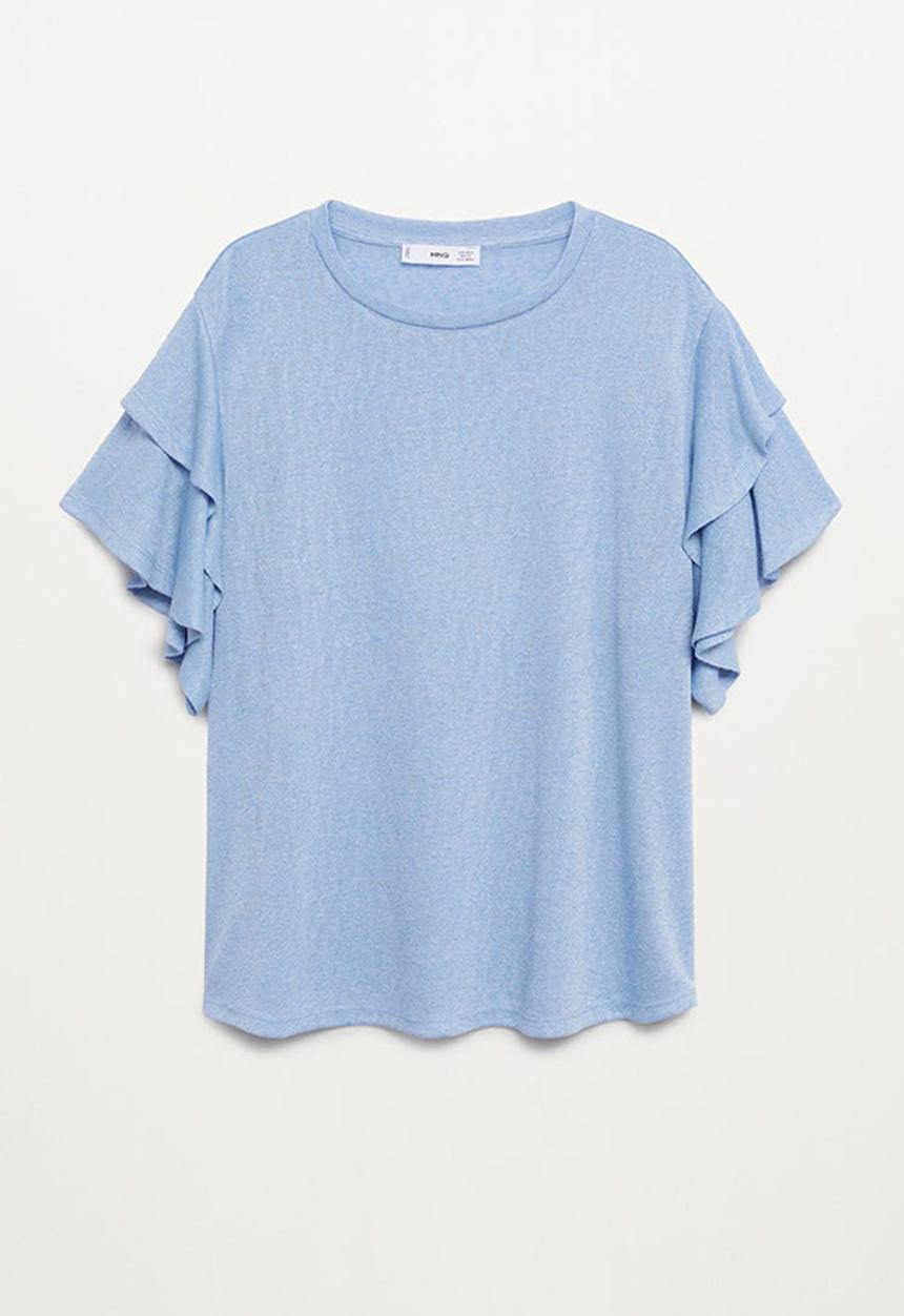 MANGO - Blouse liba - blue