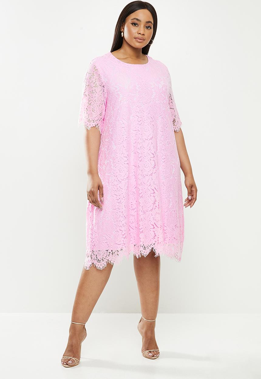 Glamorous - Curve lace dress - purple